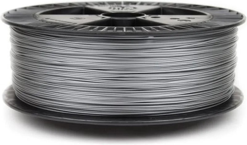 Pla Economy 3D-printerfilament - 2,85 mm - 2200 g - Uitstekende waarde per kilo - Grote spoelopties - Verkrijgbaar in veel kleuren van colorFabb in Zilver – productfoto