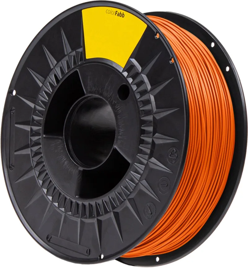 Pla High Speed Pro Deep Orange 3D-printerfilament - 1,75 mm - 1000 g - Hoge printsnelheid - Uitstekende stevigheid - Gemakkelijk te printen van colorFabb in Oranje – productfoto
