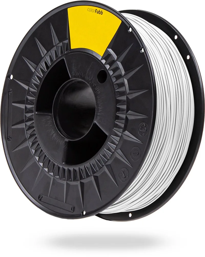 Pla High Speed Pro Semi-matte Traffic White 3D-printerfilament - 1,75 mm - 1000 g - High speed printing - Excellent toughness - Easy-to-print de colorFabb en Blanc – photo produit