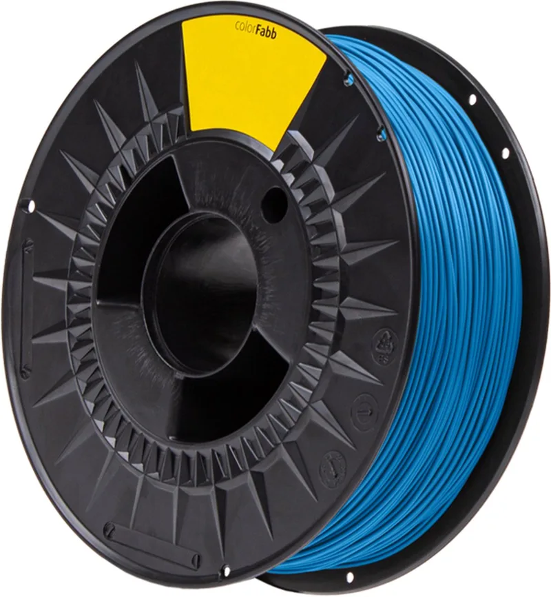 Pla High Speed Pro Sky Blue 3D-printerfilament - 1,75 mm - 1000 g - Hoge printsnelheid - Uitstekende stevigheid - Gemakkelijk te printen by colorFabb in Blue – product photo