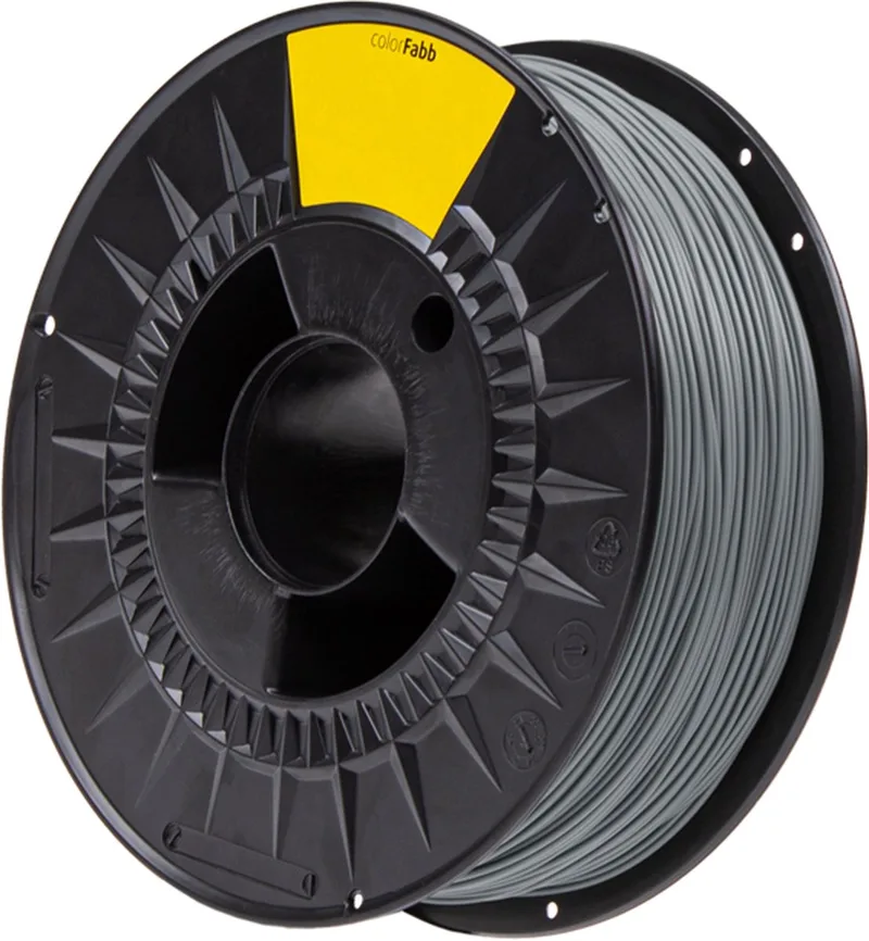 Pla High Speed Pro Telegrey 2 3D-printerfilament - 1,75 mm - 1000 g - Hoge printsnelheid - Uitstekende stevigheid - Gemakkelijk te printen van colorFabb in Grijs – productfoto