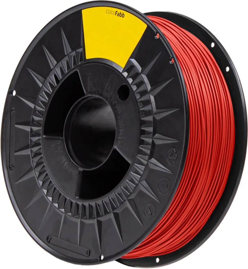 Pla High Speed Pro Traffic Red 3D-printerfilament - 1,75 mm - 1000 g - Hoge printsnelheid - Uitstekende stevigheid - Gemakkelijk te printen de colorFabb en Rouge – photo produit