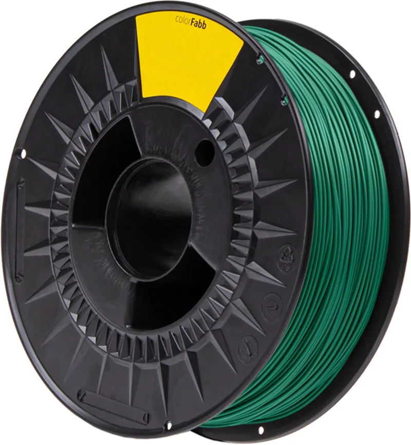 Pla High Speed Pro Turqoise Green 3D-printerfilament - 1,75 mm - 1000 g - Hoge printsnelheid - Uitstekende stevigheid - Gemakkelijk te printen van colorFabb in Groen – productfoto