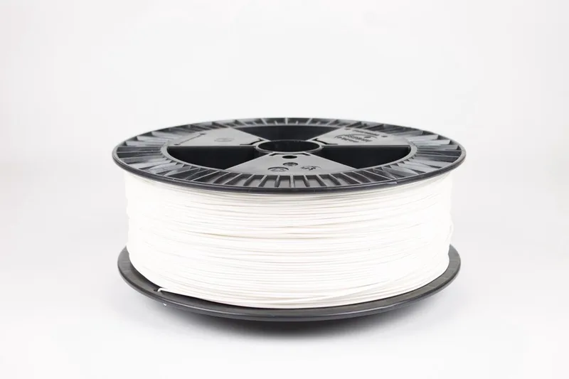 PLA-PHA Standaard 3D-printerfilament - 2,85 mm - 2200 g - 100% biobased materiaal - Minder broos dan PLA - Verkrijgbaar in meerdere kleuren van colorFabb in Wit – productfoto