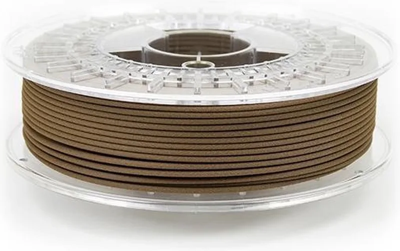 Special Corkfill 3D-printerfilament - 1,75 mm - 650 g - Cork - Natural Look - Lighter than PLA van colorFabb in Bruin – productfoto