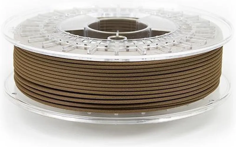 Special Corkfill 3D-printerfilament - 2,85 mm - 650 g - Cork - Natural Look - Lighter than PLA van colorFabb in Bruin – productfoto