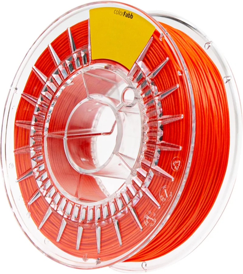 TPU 95a 3D-printerfilament - 1,75 mm - 700 g - Flexibel en duurzaam - Shore-hardheid 95A - Uitstekende laaghechting van colorFabb in Oranje – productfoto