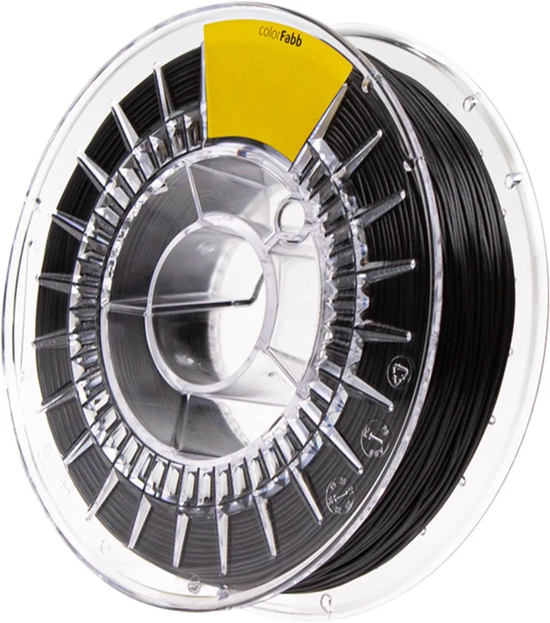 Varioshore TPU 95a 3D-printerfilament - 2,85 mm - 2000 g - Lichtgewicht materiaal - Zachte aanraking - Ideaal voor protheses van colorFabb in Zwart – productfoto