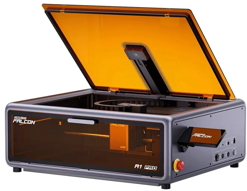 A1 Pro 20W Lasergraveermachine – Professionele Lasercutter – 20W Blauwe Diodelaser – 600 mm/s Snelheid – Camera & Autofocus van Creality – productfoto
