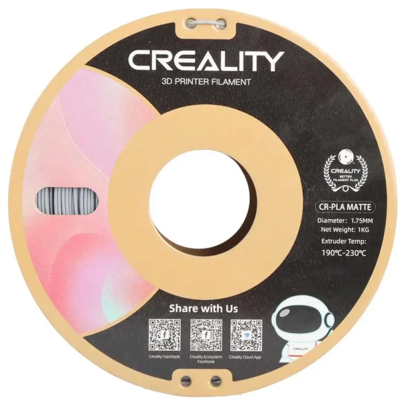 Cr-pla Matte-1.75 Mm-1 Kg 3301010299 Pla-filament von Creality – Produktfoto 2 von 5