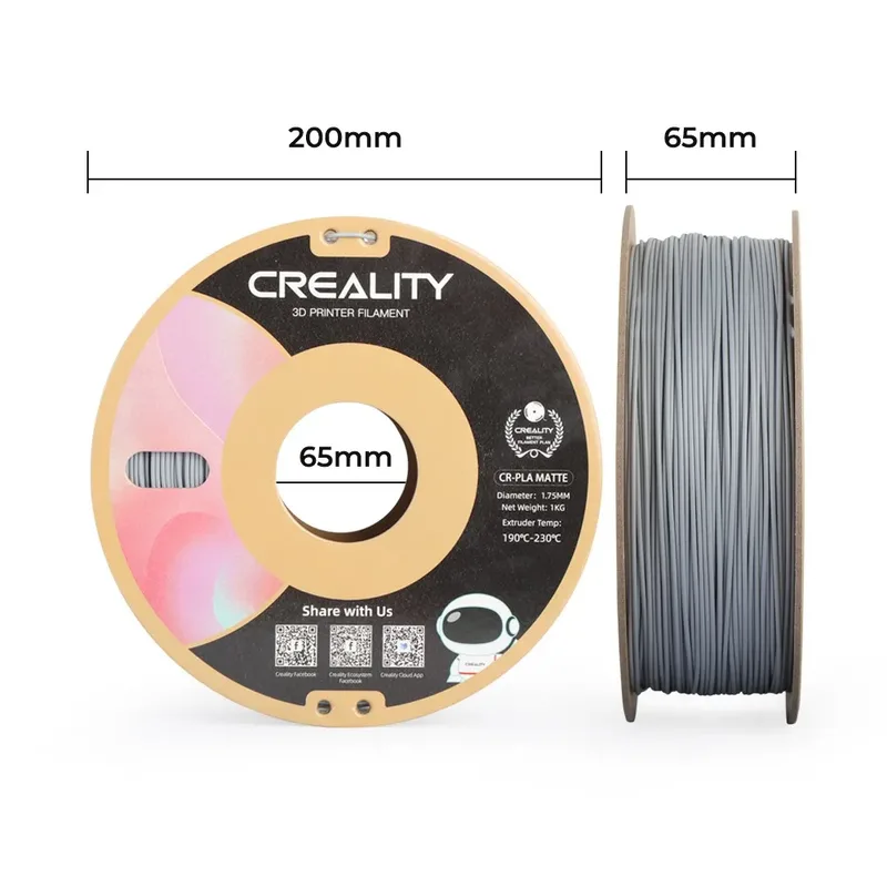 Cr-pla Matte-1.75 Mm-1 Kg 3301010299 Pla-filament von Creality – Produktfoto 5 von 5