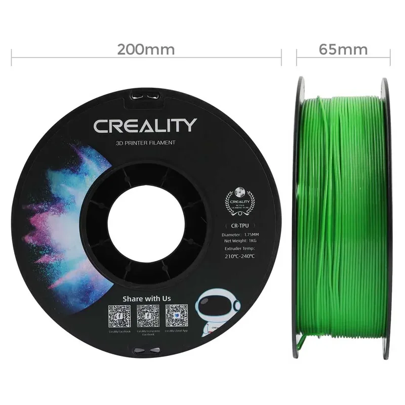 Cr-tpu 1.75 Mm 1kg Filament fra Creality – produktbillede 3 af 4
