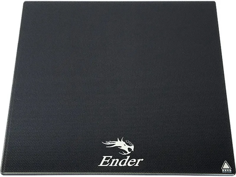 Ender 7 Silicon Carbide Build Plate 250x250mm van Creality in Zwart – productfoto