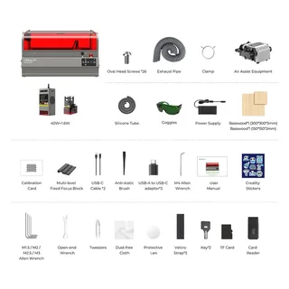 Falcon 2 Pro Gravierer-40w + 1.6w Lasergraveerder de Creality – photo produit 6 sur 6