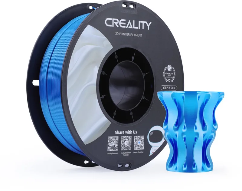 Filament Cr-Silk Pla Voor 3D-Printer Hoge Kwaliteit En Perfect by Creality in Transparent – product photo