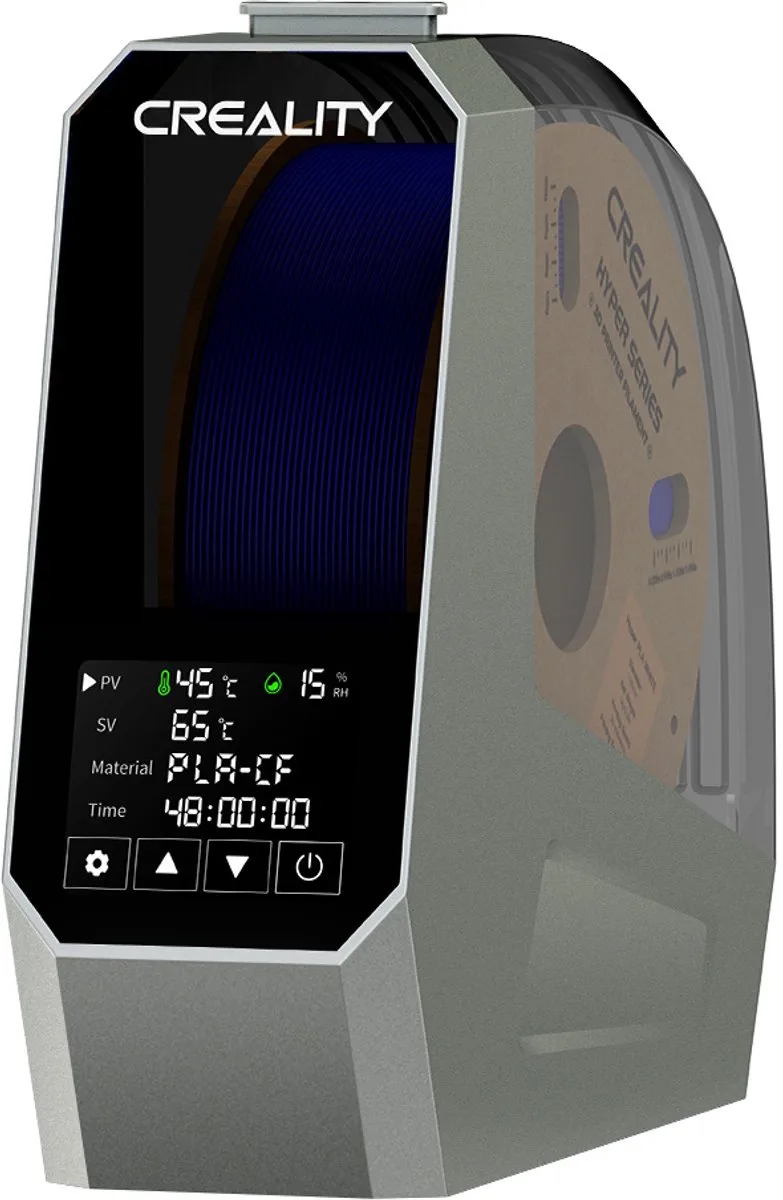 Filament Droogbox voor 3D-printer - Filament Houder - Onderdelen voor 3D-printers van Creality in Spacegrijs – productfoto