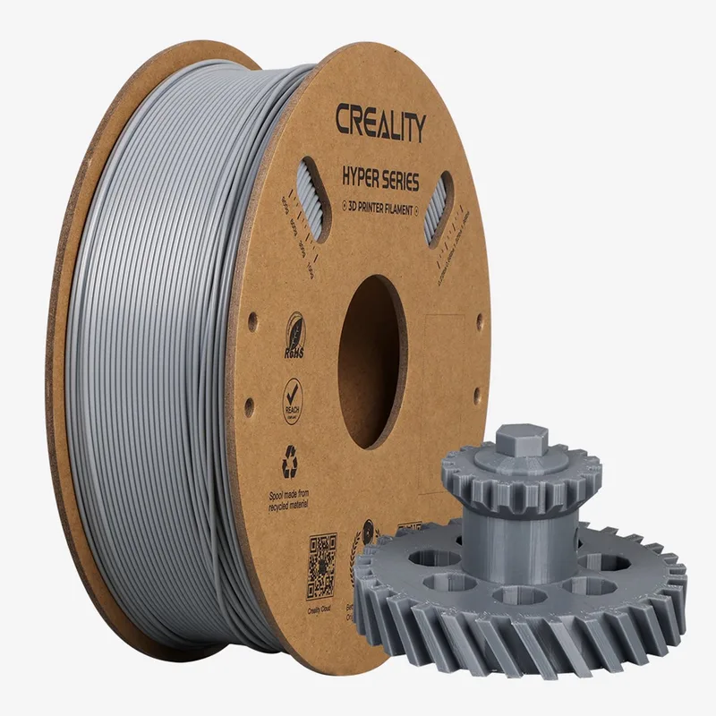 Filament Hyper Abs Voor 3D-Printers Grijs 1,75Mm 1Kg Hoog van Creality in Transparant – productfoto