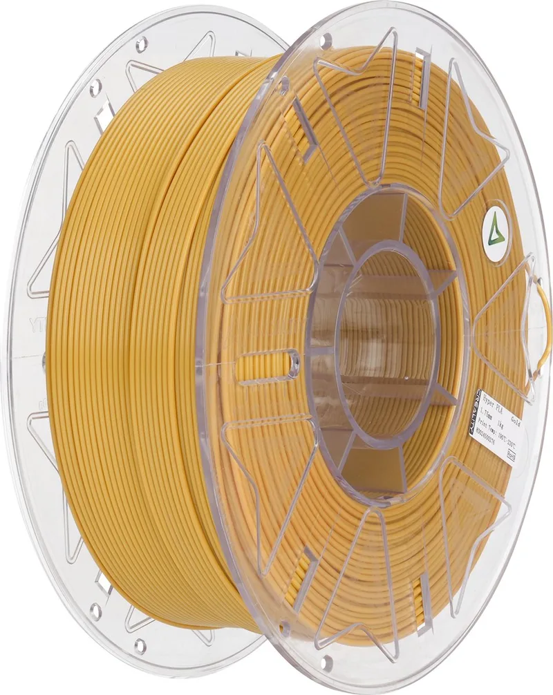 Hyper PLA RFID 3D-Printer Filament - 1,75mm 1kg - Hoge Printsnelheid - RFID Herkenning - Strakke Printkwaliteit - Gebruiksvriendelijk PLA Materiaal - Goud van Creality in Goud – productfoto