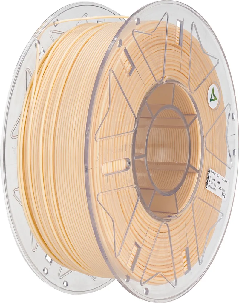 Hyper PLA RFID 3D-Printer Filament - 1,75mm 1kg - Hoge Printsnelheid - RFID Herkenning - Strakke Printkwaliteit - Gebruiksvriendelijk PLA Materiaal - Huidskleur van Creality in Crème – productfoto