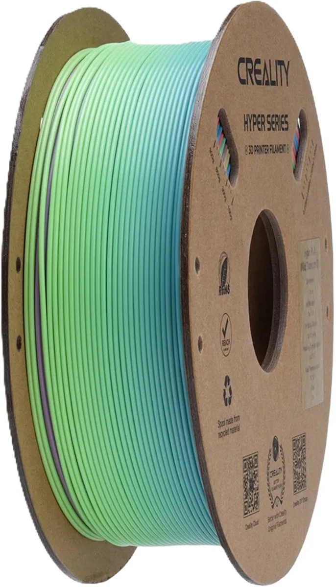 Hyper Series PLA Rainbow 3D filament van Creality in Blossom Short – productfoto