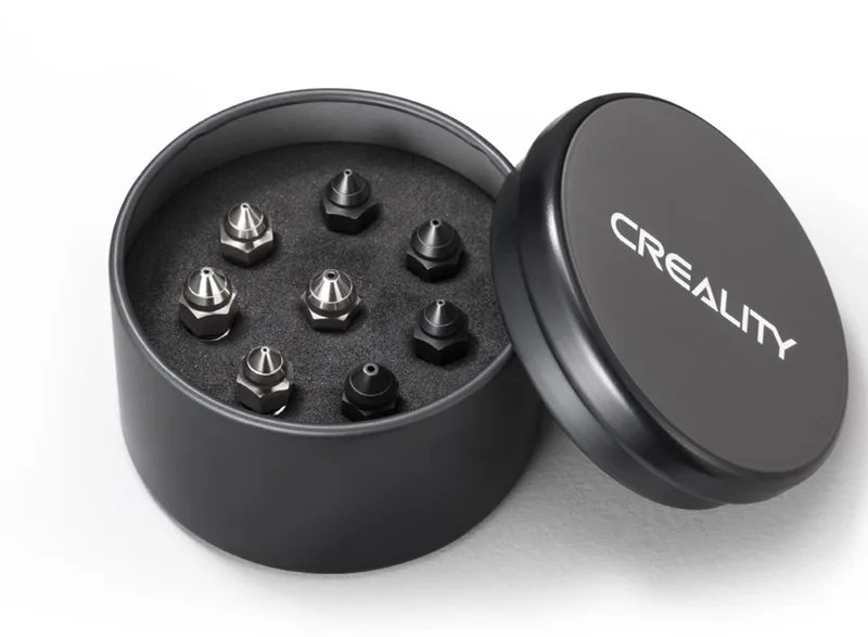 K1 Max High Flow Nozzle kit van Creality in Zwart – productfoto