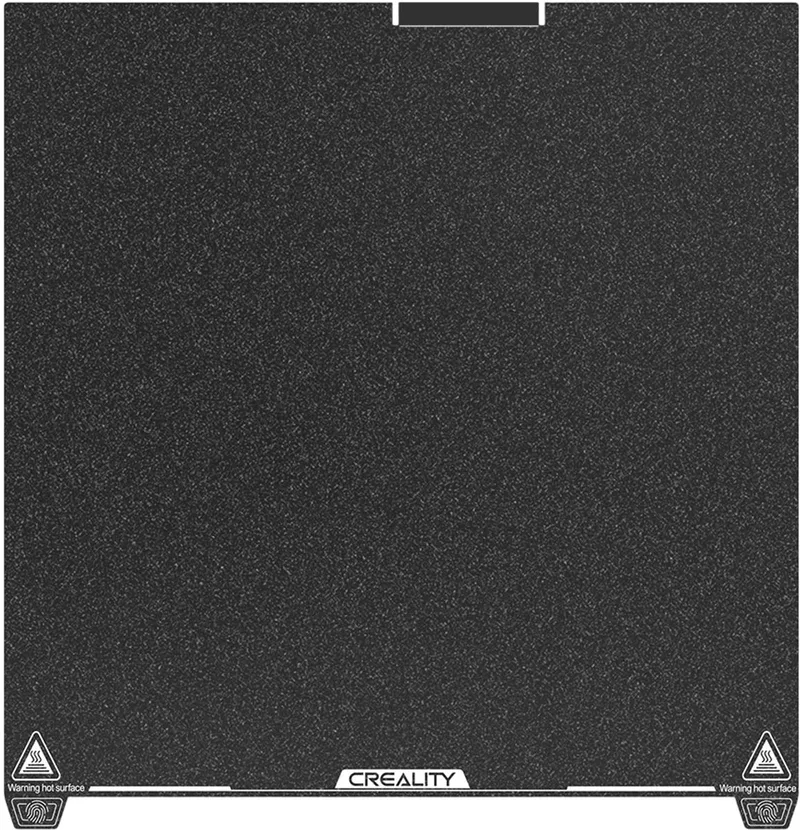 K2 Plus PEI Frosted Build Plate 350mm x 350mm van Creality in Zwart – productfoto