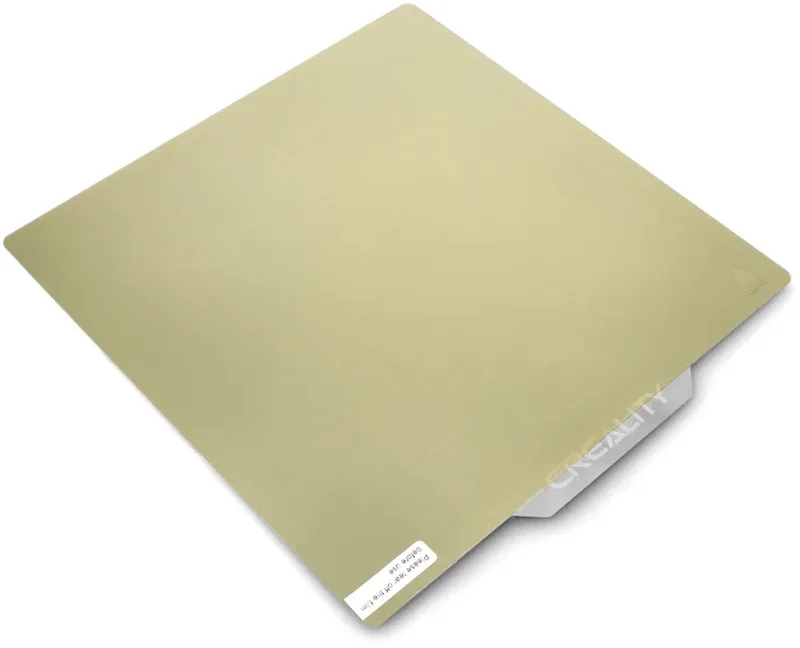 PEI Printing Plate Glossy Surface 235x235mm van Creality in Goud – productfoto