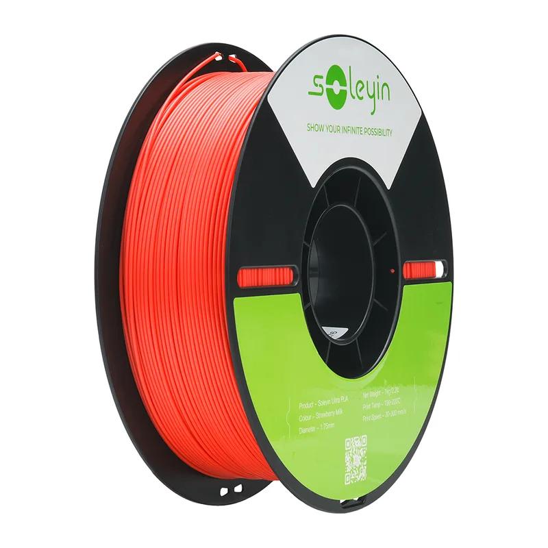 Soleyin Ultra PLA 1,75 mm 3D-Drucker-Filament 1 kg, Erdbeercreme, 30–300 mm/s by Creality – product photo