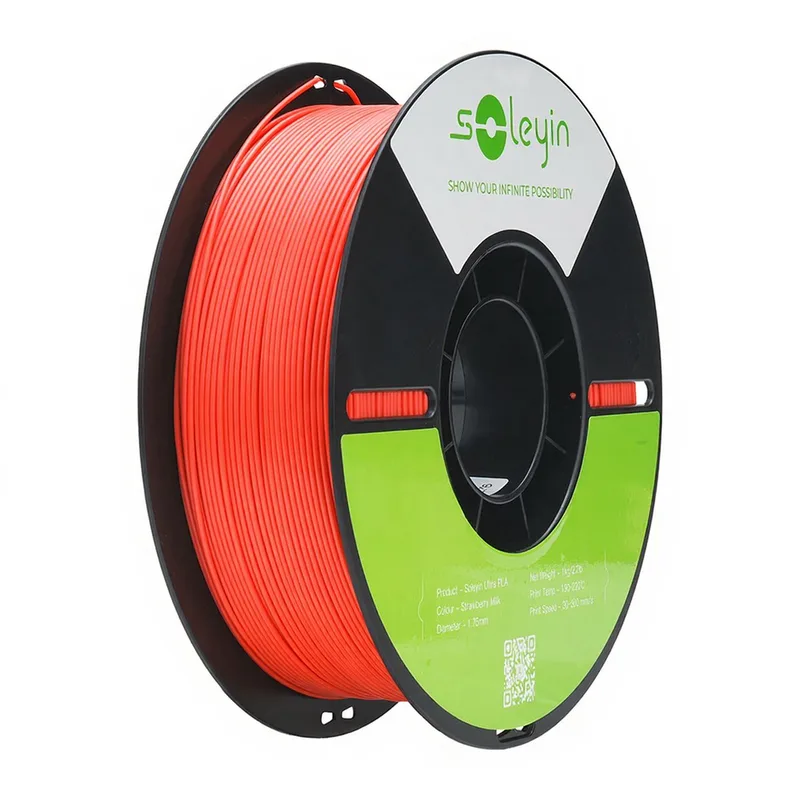 Soleyin Ultra PLA 1KG – 1.75mm 3D Printer Filament – Hoge Precisie – Morgen in Huis – Snelle Levering van Creality in Aardbei Room – productfoto