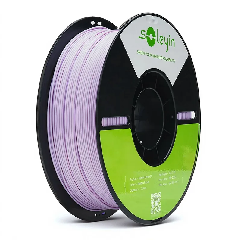 Soleyin Ultra PLA Filament 1.75mm – 1KG – Hoge Precisie 3D Printer Filament van Creality in Amandelpaars – productfoto