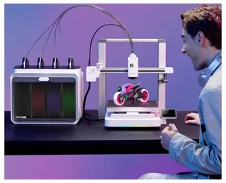 SPARKX i7 Color Combo 3D-printer - met CFS Lite - Multicolor - 4 kleuren - Printfout Detectie - Wifi - AI-camera - 500 mm/s Printsnelheid van Creality in Zwart – productfoto 2 van 2