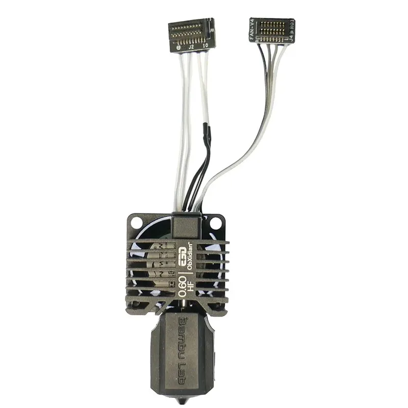 Volledig Geassembleerde Obxidian™ Hotend Met Hoge Flow Voor Bambu Lab P1-serie 0.4 Mm van E3D – productfoto