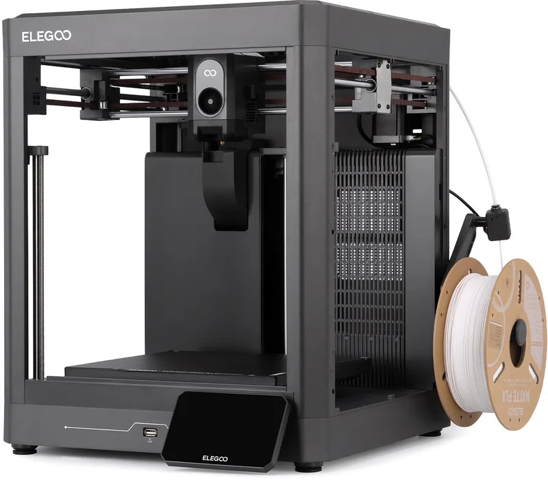 Centauri 2 – CoreXY 3D Printer – 500mm/s High Speed – 5" Touchscreen – 15 Sensoren van Elegoo in Zwart – productfoto