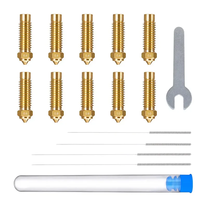Multi-size Brass Neptune 4 Max/4 Plus 3d-printerspuitmond van Elegoo – productfoto