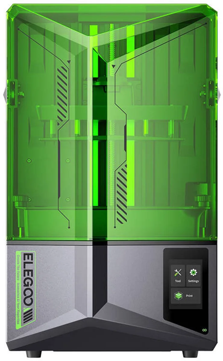 Saturn 4 - 12K Resin 3D Printer met 10" Mono LCD van Elegoo in Transparant – productfoto