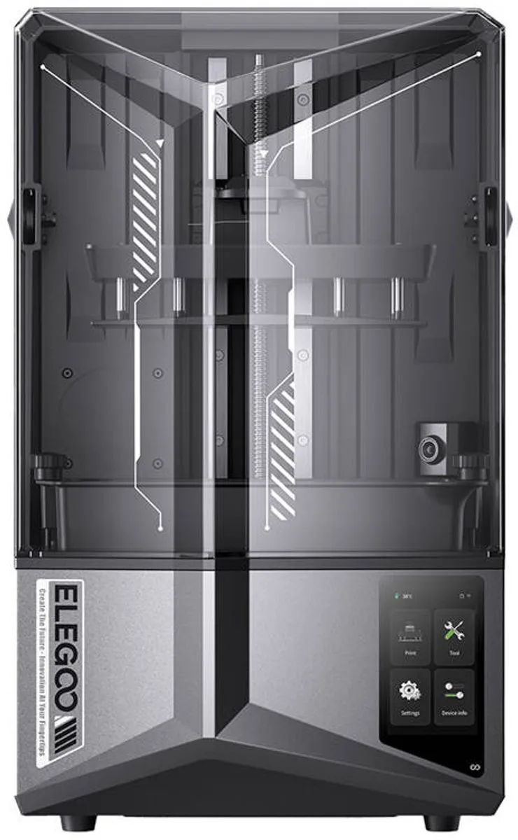 Saturn 4 Ultra 12K – 10 inch Mono LCD Resin 3D Printer van Elegoo in Grijs – productfoto