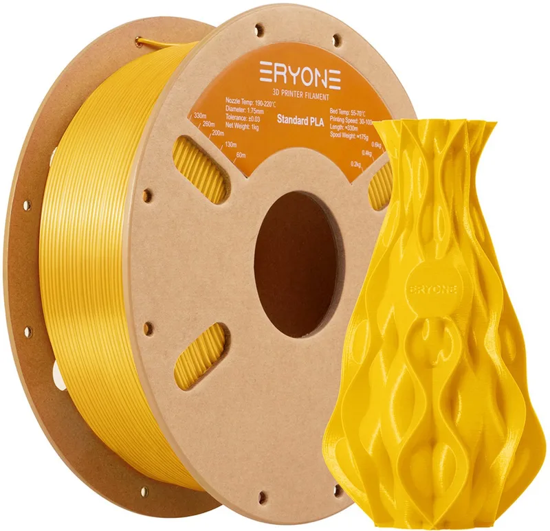 Standaard PLA 3D Printer Verbruiksartikelen - Mango-geel van Eryone – productfoto
