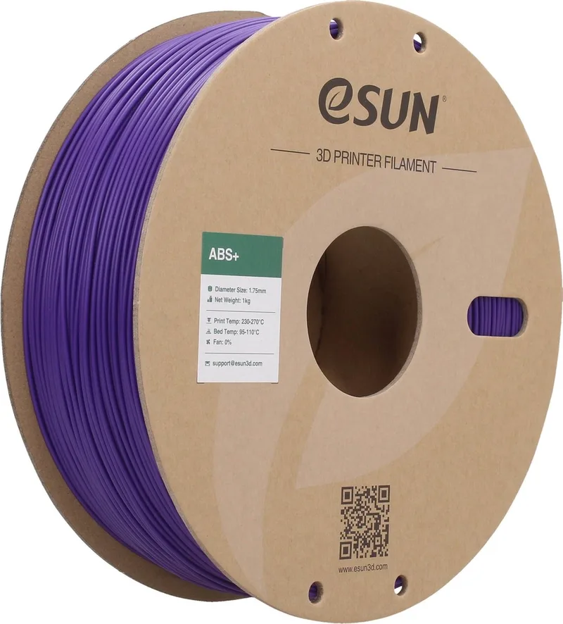 ABS+ 1kg Purple - 1.75mm - 3D printer filament by eSun in Purple – product photo