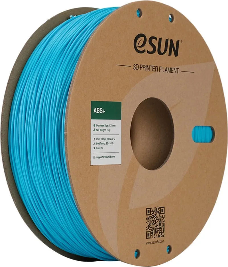 ABS+ Light Blue - 1.75mm - 3D printer filament by eSun in Licht blauw – product photo