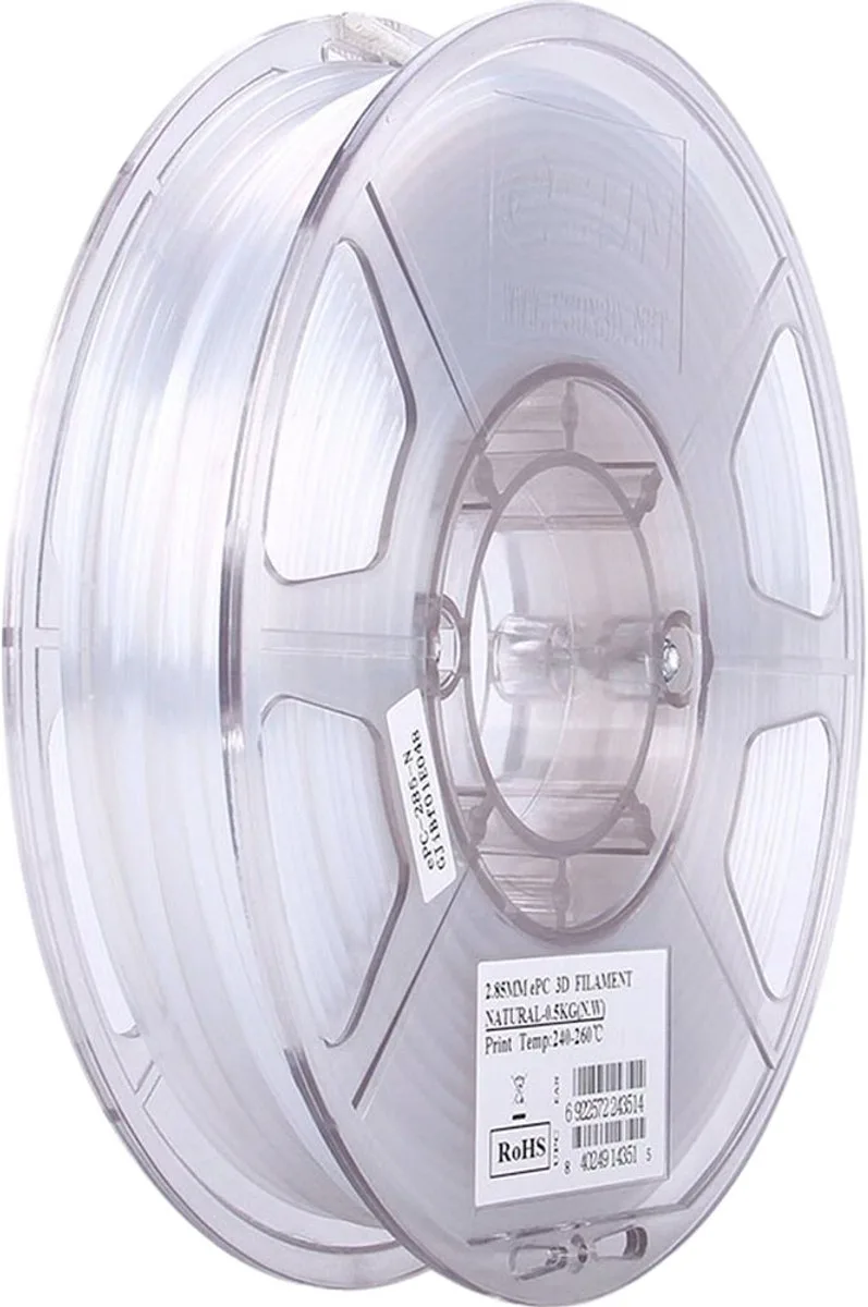 ePC / Natural - 500 g - 1.75 mm - 3D printer filament by eSun in Natural – product photo