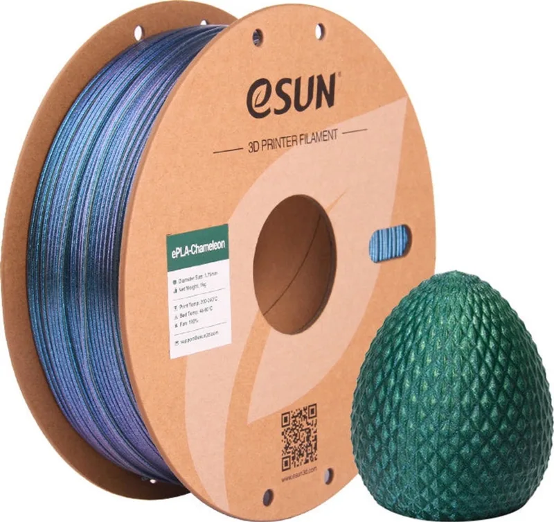 ePLA-Chameleon 1 kg - 1.75mm - 3D printer filament från eSun, Polaris – produktbild