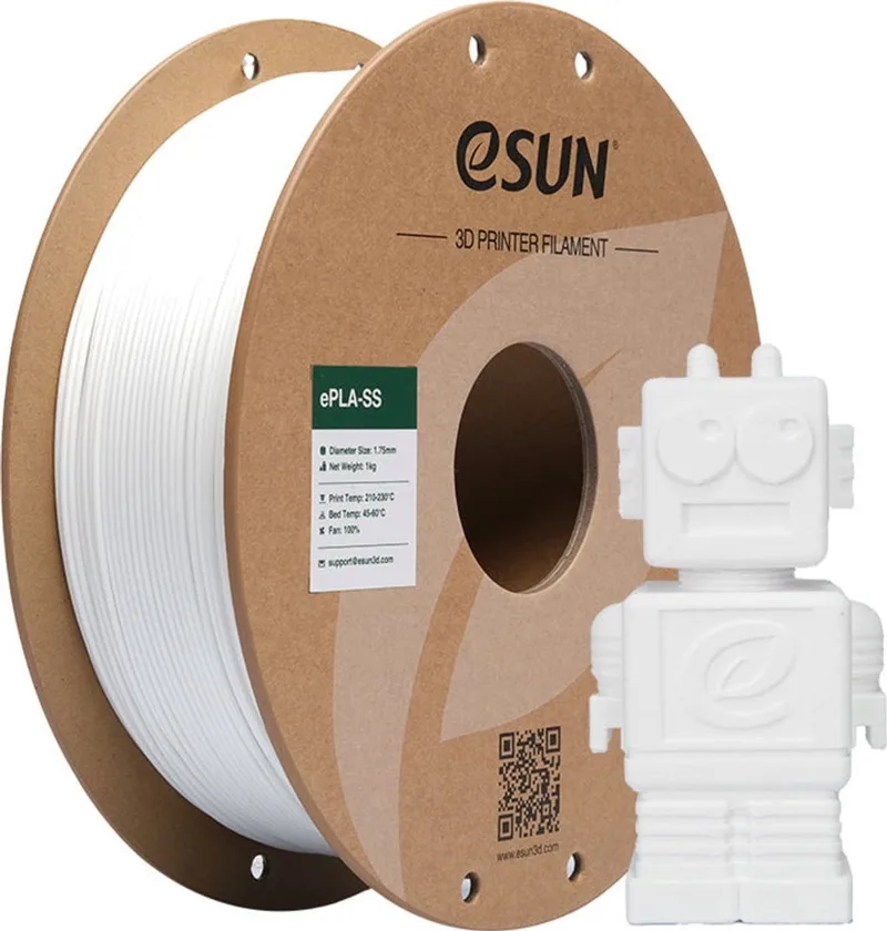 ePLA-SS Koudwit SuperSpeed / Cold white SS 1kg - 1.75mm - 3D printer filament by eSun in Koudwit, Cold white – product photo