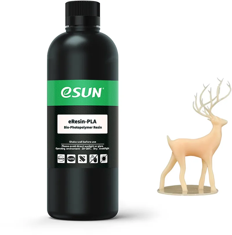eResin-PLA - 1 kg - Resin voor 3D-printer van eSun in Beige – productfoto