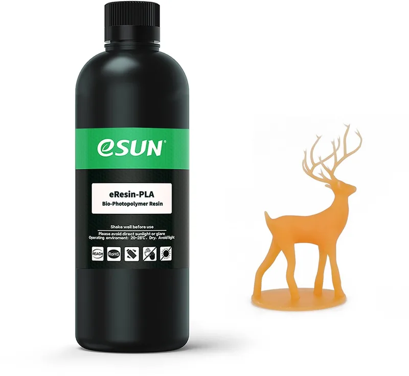 eResin PLA, Orange – 1kg van eSun in Oranje – productfoto