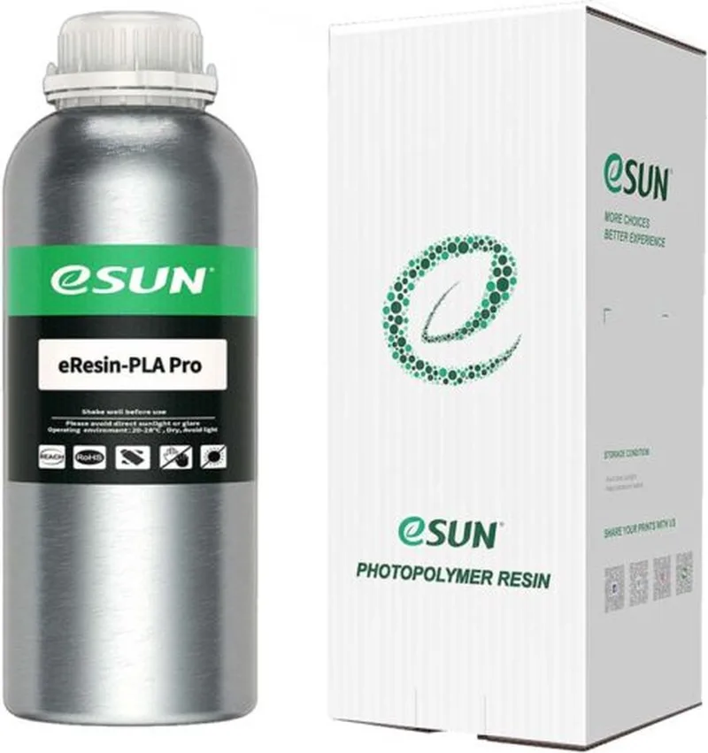 eResin - PLA Pro, White - 1kg van eSun in Wit – productfoto