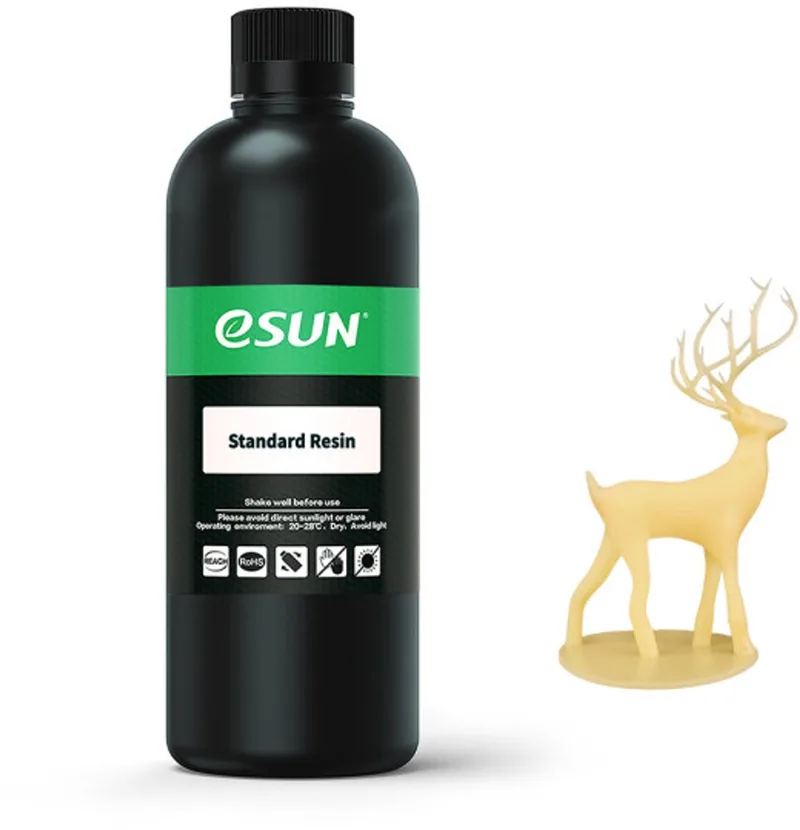 eResin Standard Resin, Yellow – 1kg van eSun in Geel – productfoto