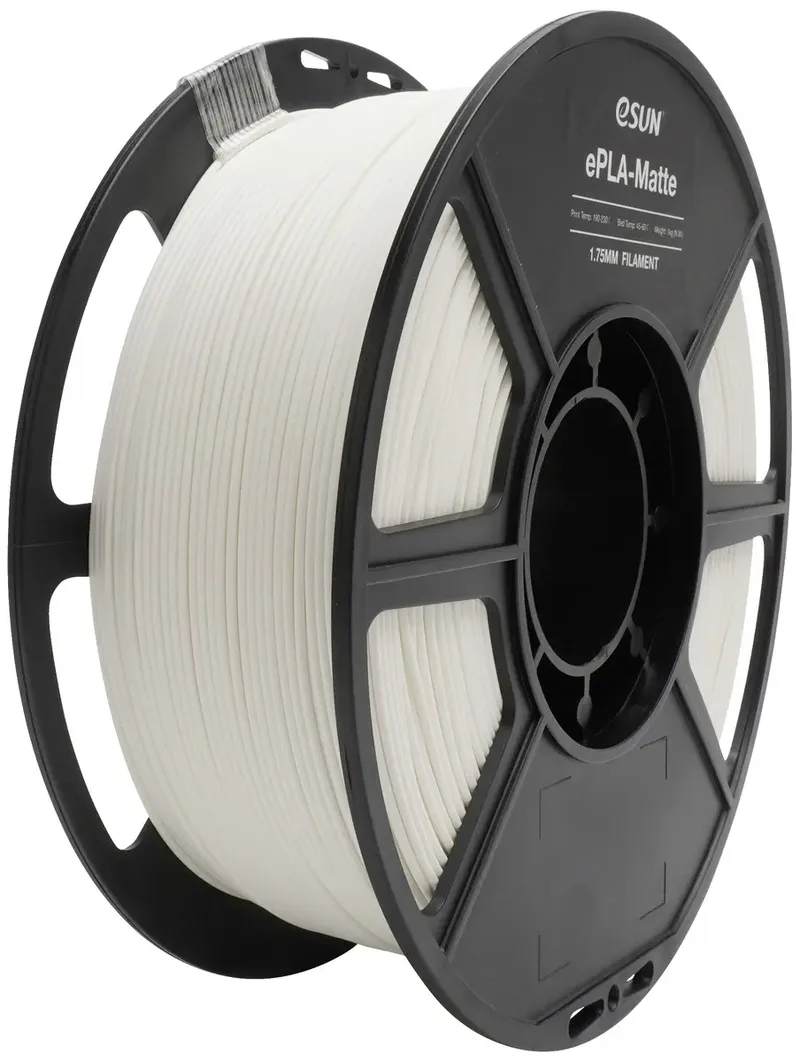 ESUN 2706205 Filament PLA Matt 1.75 mm 1 kg Weiß (matt) von eSun – Produktfoto