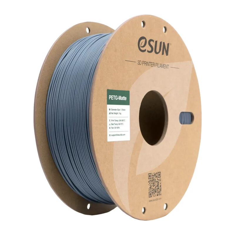 Mat PETG 3D-printing Filamenten 1,75 mm - Blauwe Steen 1 kg, Kosteneffectief Matte Afwerking Inlopend 3D-printing Materiaal Geschikt Voor Buiten Snelle Levering by eSun – product photo