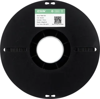 PEBA-90A Black Filament PEBA Lage dichtheid, Highspeed filament, Hoge treksterkte, Flexibel 1.75 mm 1 kg Zwart 1 s van eSun in Kleurloos – productfoto 2 van 2