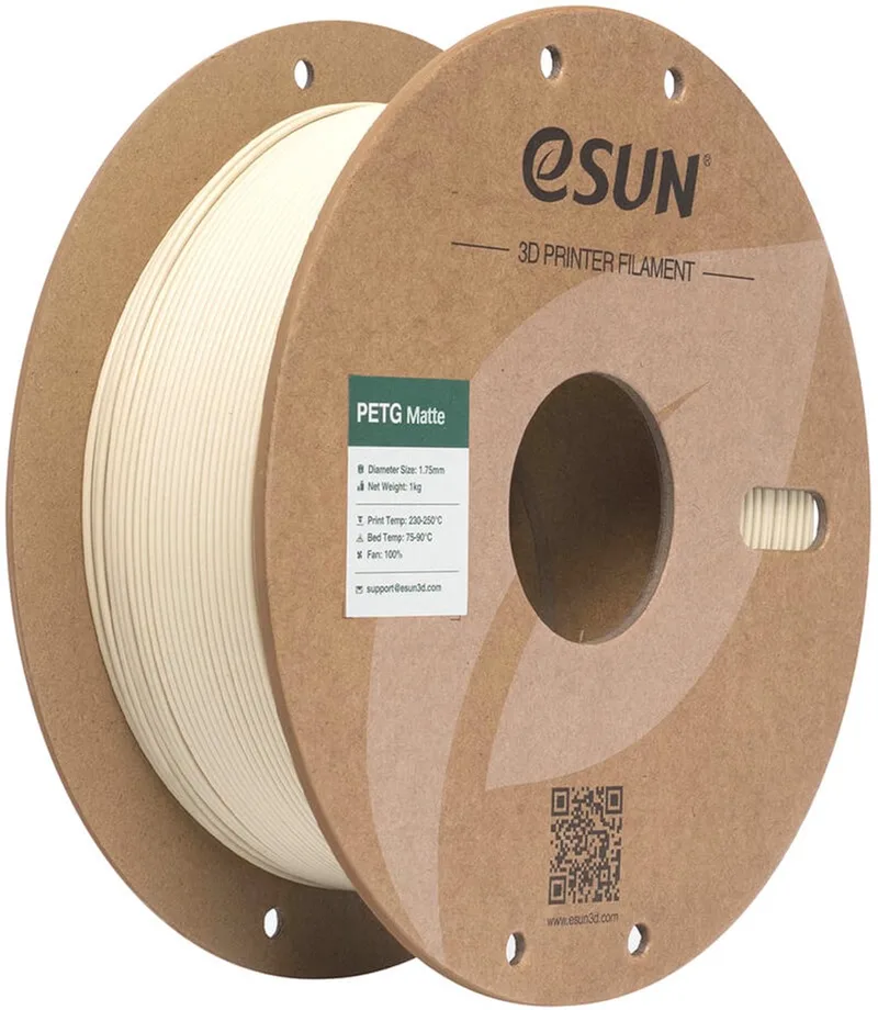 PETG-Matte Light Khaki (1.75mm - 1kg) van eSun in Beige – productfoto